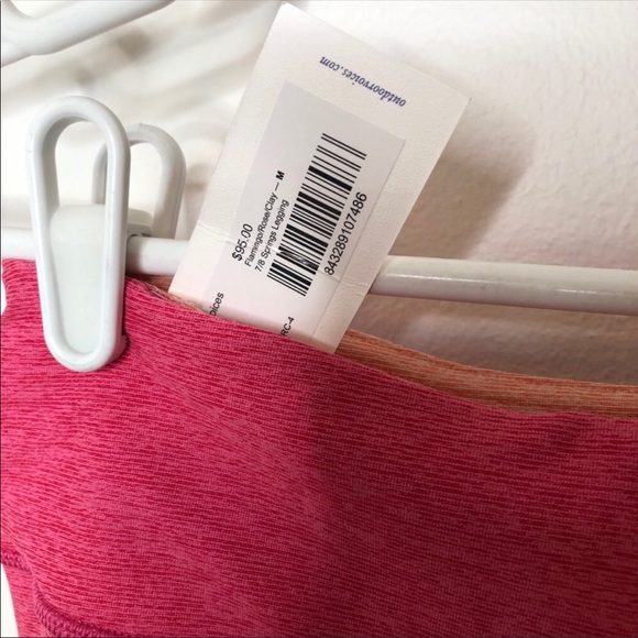 Outdoor Voices 7/8 Spring Pink Tri Tone Leggings - Picture 4 of 7